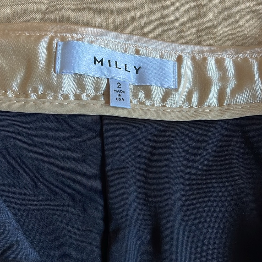 ✨Brand New MILLY high waist skinny pants all in gold sequins Sz 2 ✨ - Picture 5 of 10
